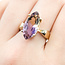 Ring Solitaire 5ct Ametrine 14ky 18.3mm Sz8 5g 125110008