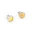 Earrings 4.37ctw Cabochon Opal 14kw 12x10mm 125100065