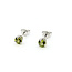 Earrings 1.16ctw Peridot 14kw 5.5mm 125100070