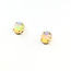 Earrings 4.39ctw Cabochon Opal 14ky 12x10mm 125100064