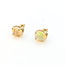 Earrings 4.39ctw Cabochon Opal 14ky 12x10mm 125100064