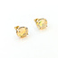 Earrings 4.39ctw Cabochon Opal 14ky 12x10mm 125100064