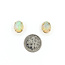 Earrings 4.39ctw Cabochon Opal 14ky 12x10mm 125100064