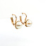 Earrings Lever Back 7.5mm Pearls 14ky .8x.3" 4.06g 225100165