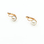 Earrings Lever Back 7.5mm Pearls 14ky .8x.3" 4.06g 225100165
