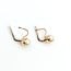 Earrings Lever Back 7.5mm Pearls 14ky .8x.3" 4.06g 225100165