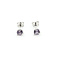 Earrings .62ct Pink Spinel 14kw 4.5mm 125100080
