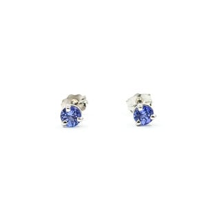Earrings .39ctw Tanzanite 14kw 4mm 125100075