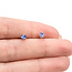 Earrings .39ctw Tanzanite 14kw 4mm 125100075