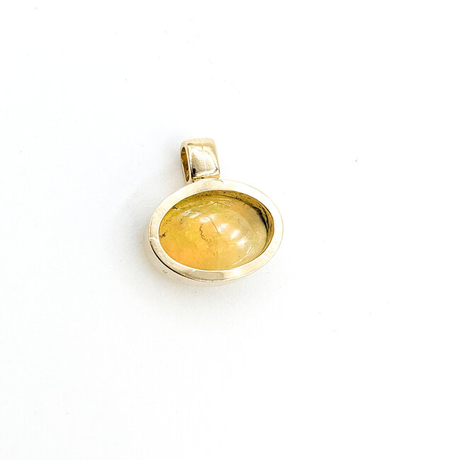 Pendant 2.21ct Cabochon Opal 14ky 14x10mm 125100069