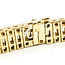 Bracelet Railroad 9.4ctw Round & Baguette Diamonds 14ky 9mm 6.85" 41.29g 225110064