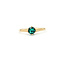 Ring Solitare .40ct Vivid Green Emerald 14ky 1.8mm Sz6 2.01g 225110091