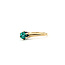 Ring Solitare .40ct Vivid Green Emerald 14ky 1.8mm Sz6 2.01g 225110091