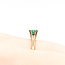Ring Solitare .40ct Vivid Green Emerald 14ky 1.8mm Sz6 2.01g 225110091