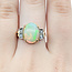 Ring 5-Stone .12ctw Round Diamonds 2.78ct Opal 14ky 13mm Sz7.5 3.9g 225110087
