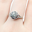Ring Filigree Engagement 0.37ctw Old Euro Cut Diamond 18kw 9mm Sz6.5 2.77g 225110057