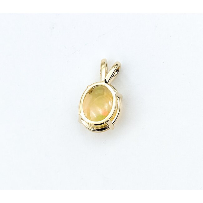 Pendant 2.27ct Cabochon Opal 14ky 12x10mm 125100066