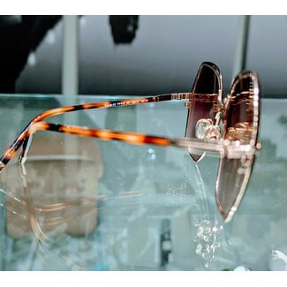 Sunglasses Tom Ford Fonda Pink Lense Gold Hardwear TF912 125115070