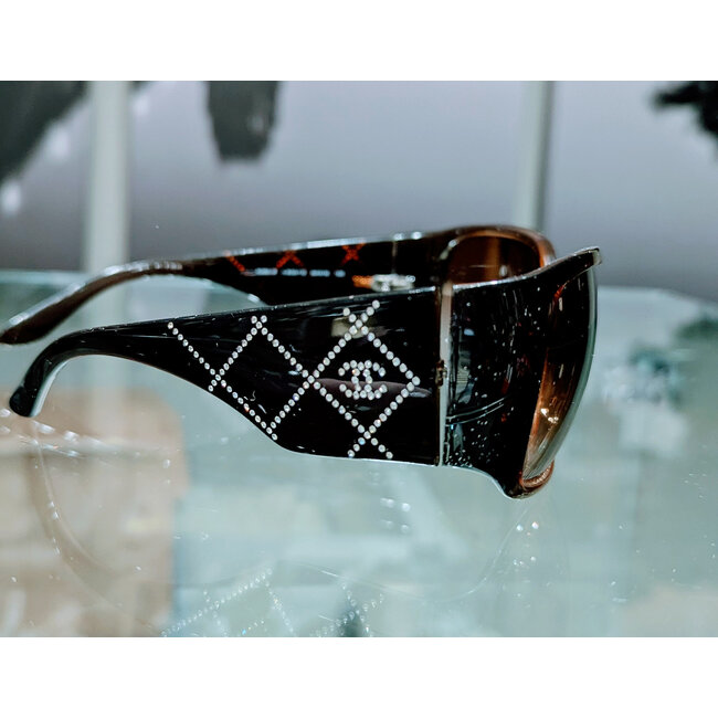 Sunglasses Chanel Swarovski Crystal Frames M5080B 125115069