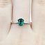 Ring Solitaire .75ct Emerald 14kw 7mm Sz9 2.6g 125110015