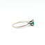 Ring Solitaire .75ct Emerald 14kw 7mm Sz9 2.6g 125110015