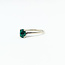 Ring Solitaire .75ct Emerald 14kw 7mm Sz9 2.6g 125110015