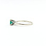 Ring Solitaire .75ct Emerald 14kw 7mm Sz9 2.6g 125110015