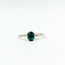 Ring Solitaire .75ct Emerald 14kw 7mm Sz9 2.6g 125110015