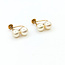Earrings Screwbacks Vintage 6.5mm Pearl 14ky 14.25mm 3.2g 225110073