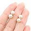 Earrings Screwbacks Vintage 6.5mm Pearl 14ky 14.25mm 3.2g 225110073