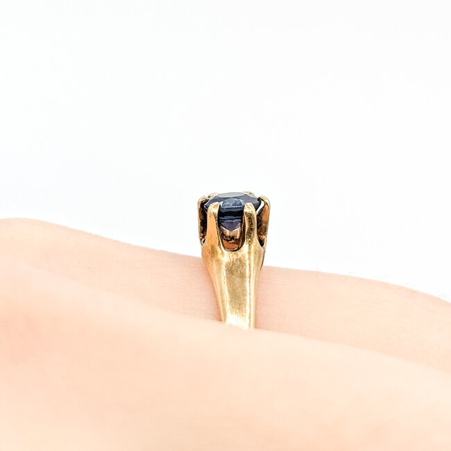 Ring Solitare .50ct Blue Sapphire 14ky 2.1mm Sz5.75 2.24g 225110095