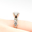 Ring Engagement 1.70ctw Round Diamonds 14kw 3mm Sz5 3.35g 225110001