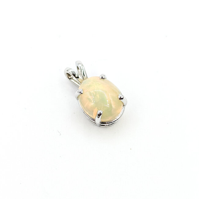 Pendant 2ct Cabochon Opal 14kw 12x10mm 125100067