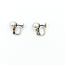 Earrings Screwbacks Vintage 0.06ctw Single Cut Diamonds 7.25mm Pearl 14kw 7.25mm 3.1g 225110072