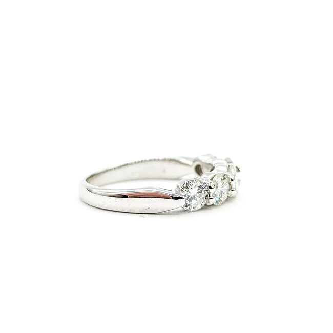 Ring Bridal 1.00ctw Round Diamonds 14kw 3mm Sz5 3g 225110002