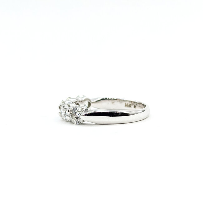 Ring Bridal 1.00ctw Round Diamonds 14kw 3mm Sz5 3g 225110002