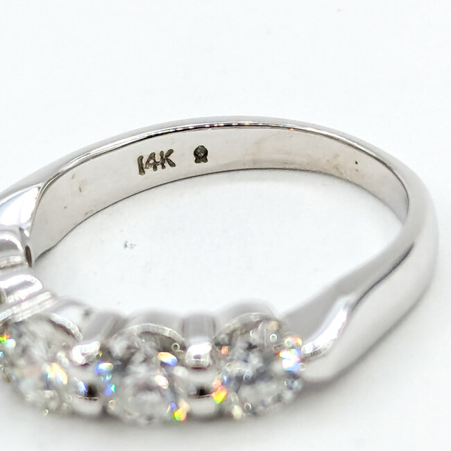 Ring Bridal 1.00ctw Round Diamonds 14kw 3mm Sz5 3g 225110002