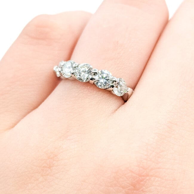 Ring Bridal 1.00ctw Round Diamonds 14kw 3mm Sz5 3g 225110002