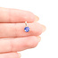 Pendant .70ct Tanzanite  14ky 5.5mm 125100077