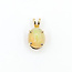 Pendant 2.34ct Cabochon Opal 14ky 12x10mm 125100068