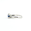 Ring Engagement 0.06ctw Round Diamonds 1.07ct Blue Burma Unheated Sapphire Platinum 2.1mm Sz5 4.05g 225100157