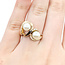 Ring Knot 7mm White Pearl 14ky 16mm Sz5.5 5.14g 225100060