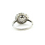 Ring Cluster .50ctw Round Diamonds 14kw 13.5mm Sz7.5 3.78g 225100159