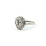 Ring Cluster .50ctw Round Diamonds 14kw 13.5mm Sz7.5 3.78g 225100159