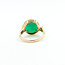Ring Gradient .32ctw Round Diamonds 5.55ct Jade 14ky 15mm Sz8.25 5.15g 225100029