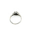 Ring Filigree Engagement 0.08ctw Euro Cut Diamond 18kw 8mm Sz7.5 2.01g 225110058