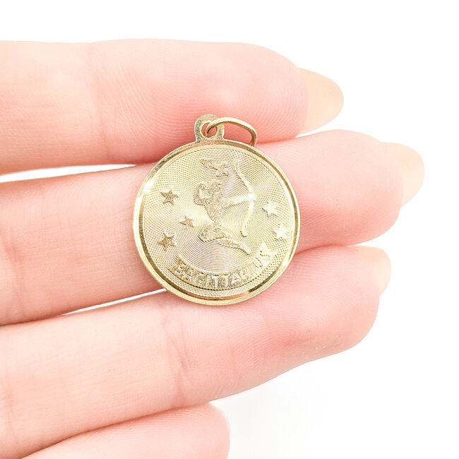 Pendant Sagittarius 14ky 19mm 1.5g 225112004