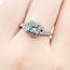 Ring Engagement Split Shank 1.07ctw Princess Diamonds 14kw 9mm Sz6 4.5g 225110062