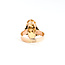 Ring Architectual Basket .02ct Old Mine Cut Diamond 3.5ct Golden Yellow Citrine 14ky 3.8mm Sz6 3.31g 225110089