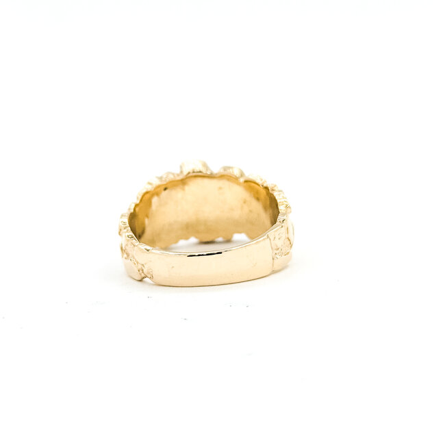 Ring Nugget 14ky 11mm Sz7 7.83g 125112003